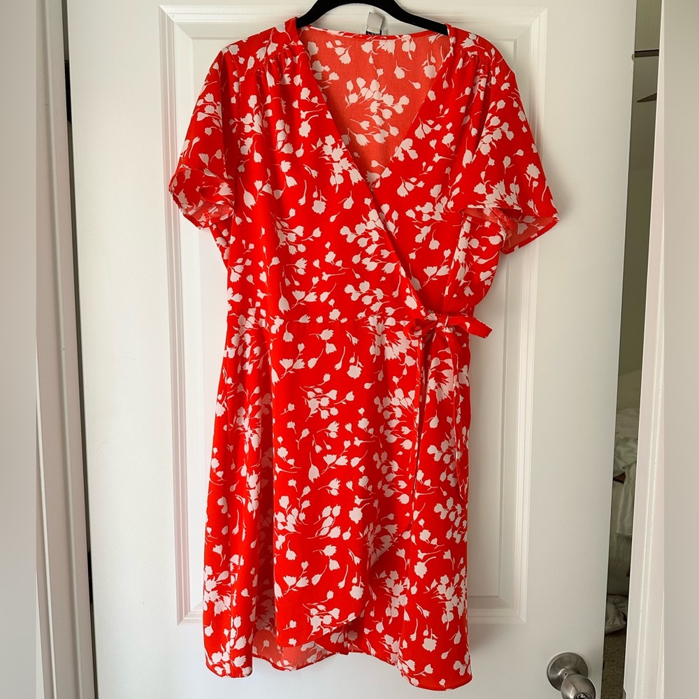 J. Crew Printed Wrap Dress